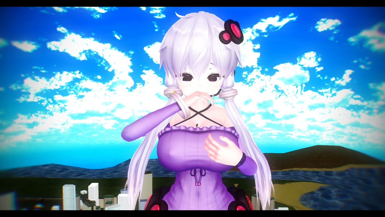 MMD giantess yukari breast growth