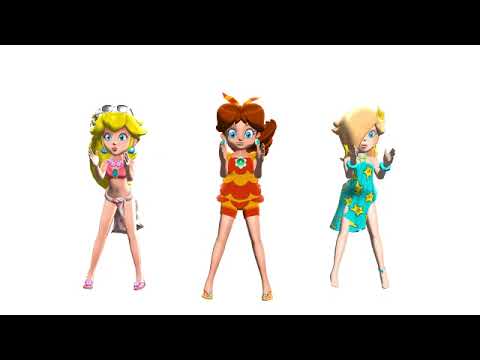 MMD Peach Daisy Rosalina Twerk it
