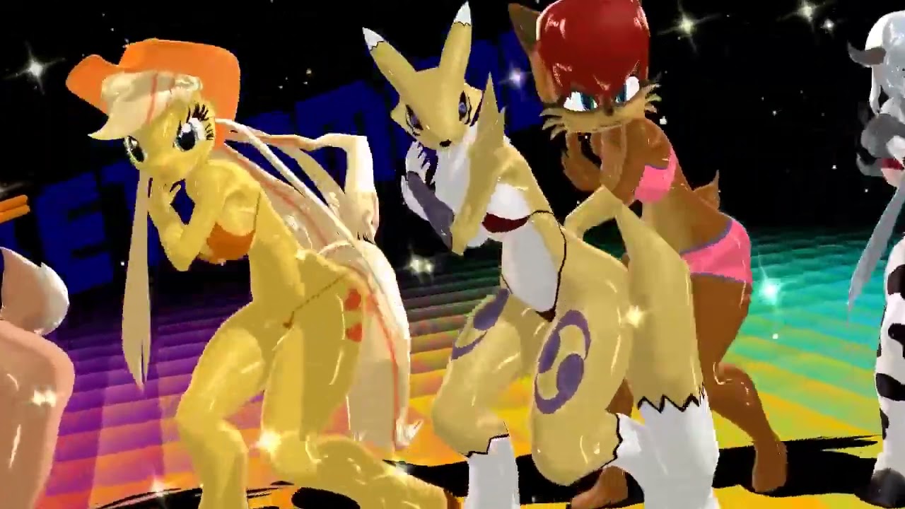 MMD Sally,Lola,Applejack and Friends Let's Dance! (Tetramundo)