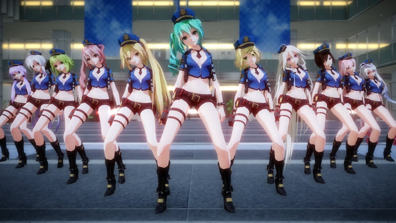 【MMD】BAAM(MOMOLAND) - TDA Velvet Police