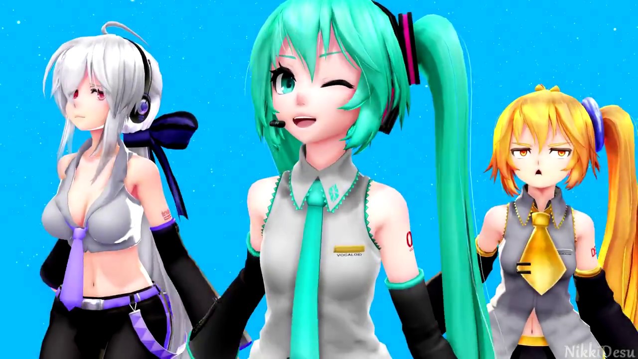 【MMD】High Range Test (Miku, Len, Rin, Luka, Meiko, Kaito, IA, Gumi, Fukase, Piko, Teto)