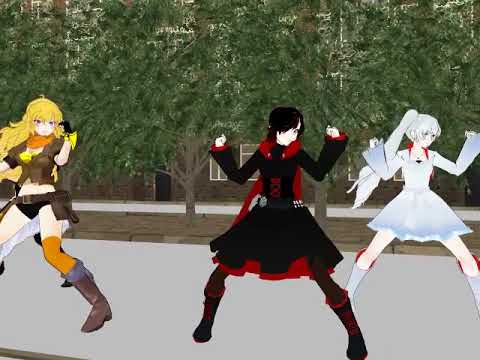 【MMD】RWBY -  Gangnam Style