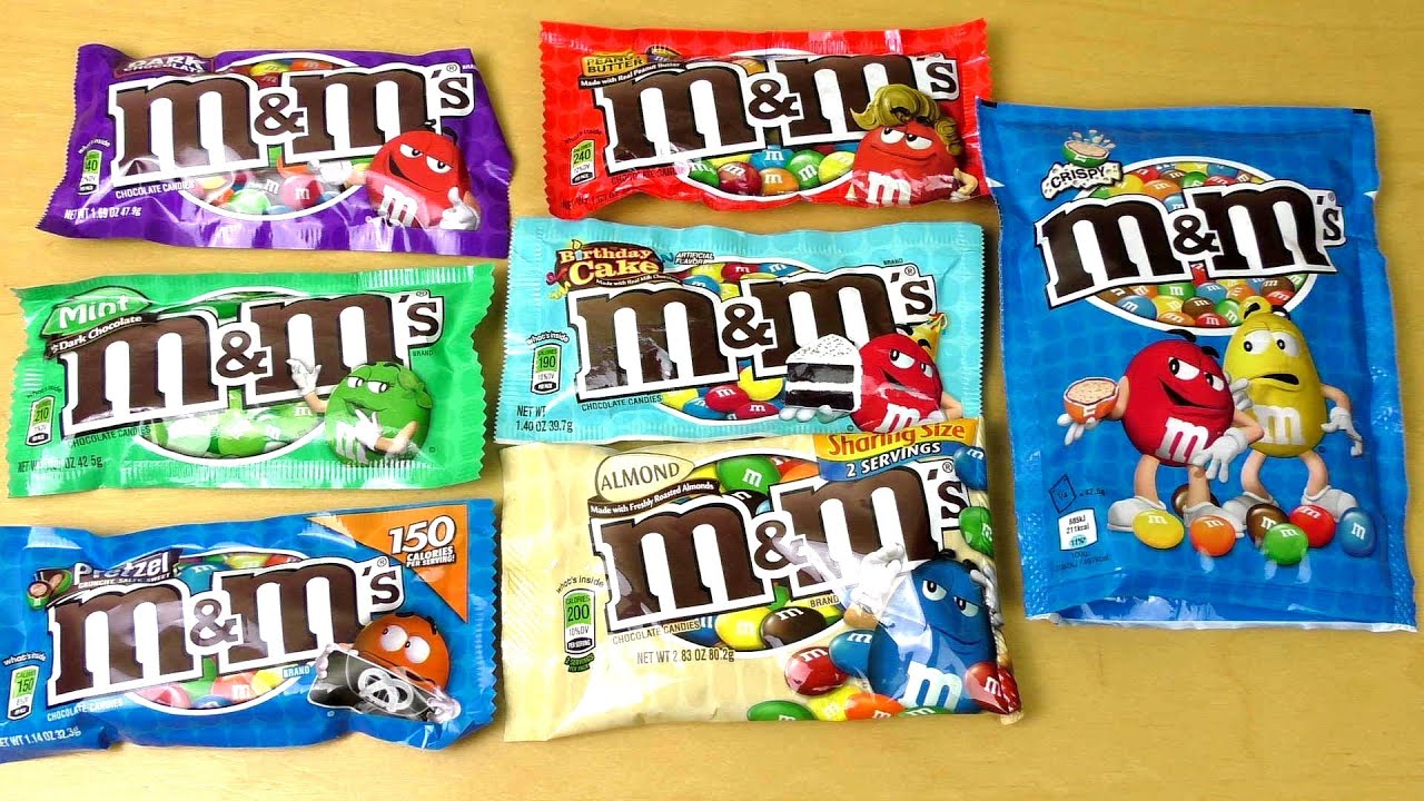 M&M's in different Flavors [Mars mms  Variety Review]