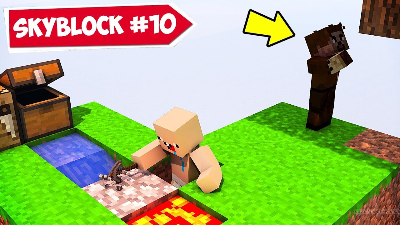 MİNECRAFT ama SKYBLOCK 10 😱 - Minecraft