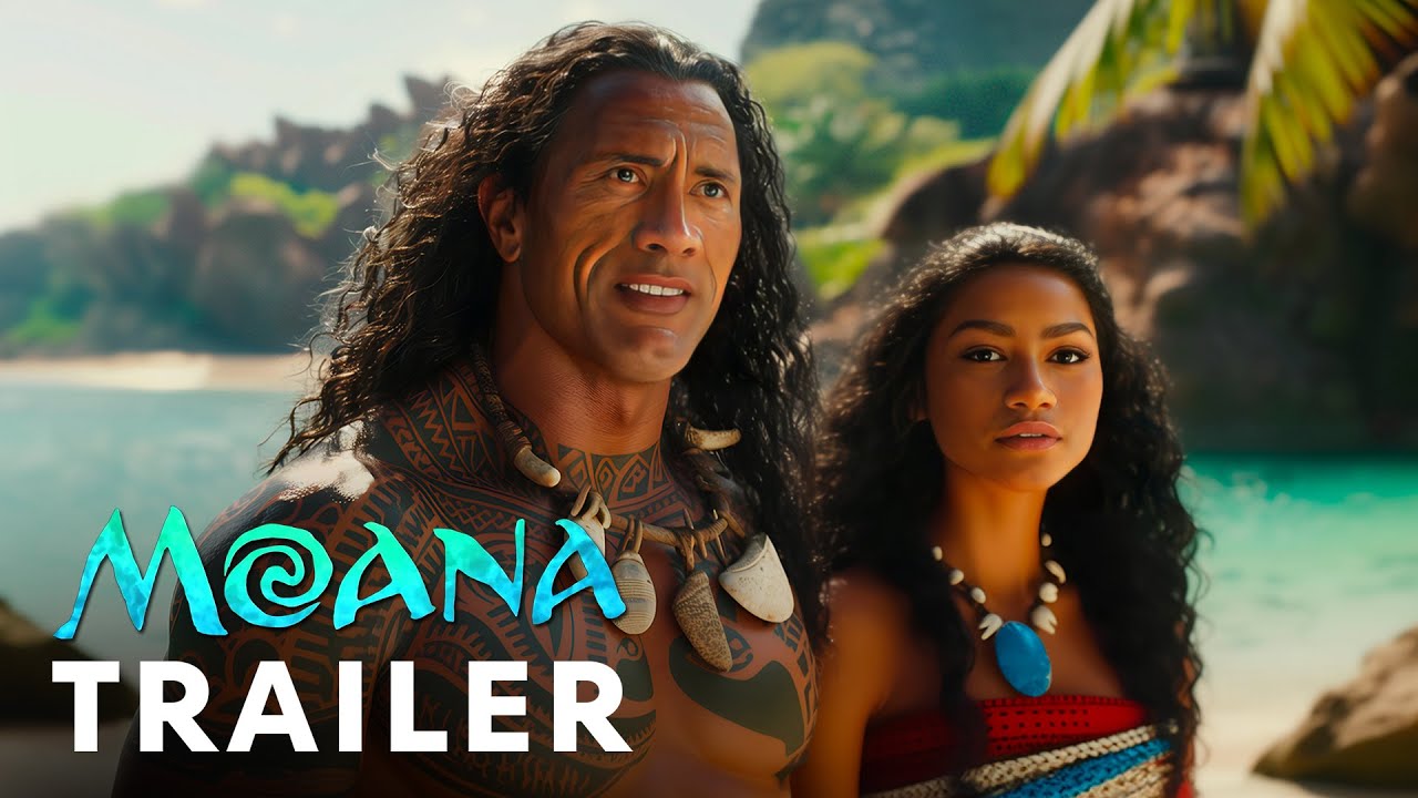 Moana: Live Action (2025) - First Trailer | Dwayne Johnsnon, Zendaya