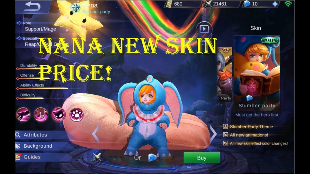 Mobile Legends - NANA NEW SKIN + SKIN PRICE!