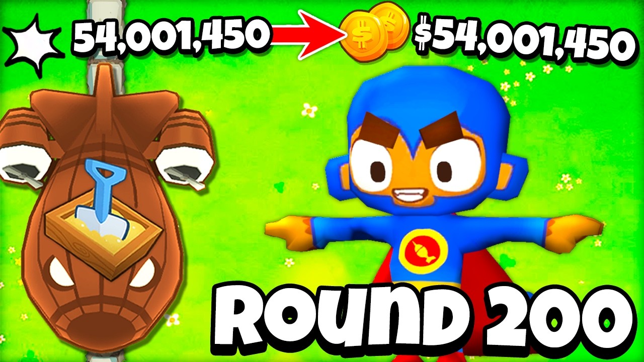MODDED Boss Damage = Starting Money on Round 200