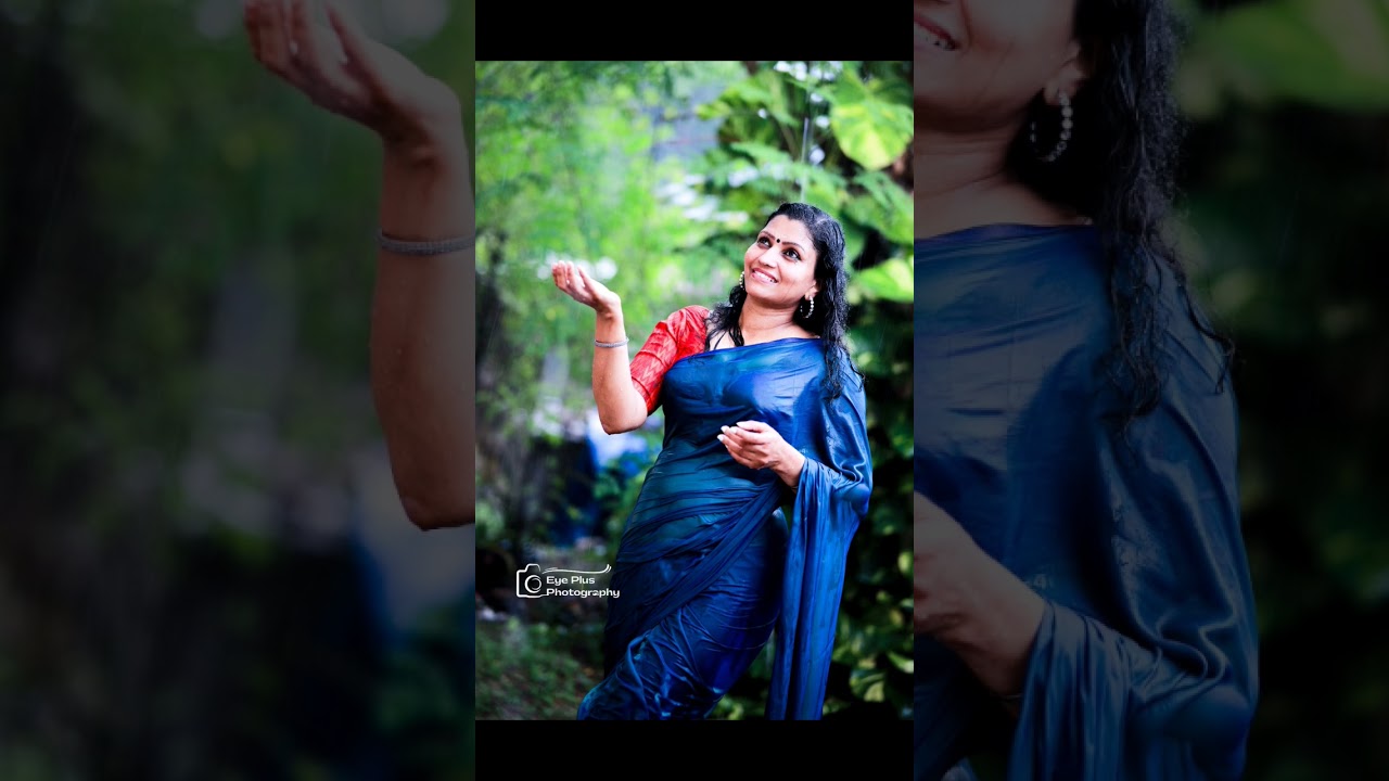 #model #shorts #saree #rain #shortvideo #trending #song