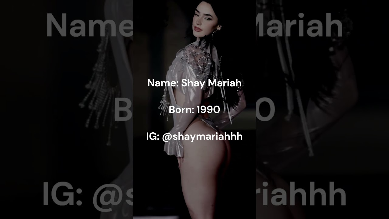 MODELS: Shay Mariah's runway walk (SLOW MOTION) #shorts