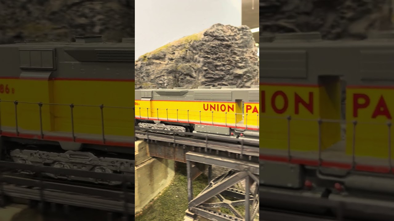Modern UP intermodal with a…DD35?