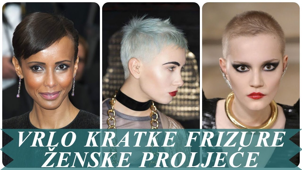 Moderne vrlo kratke frizure ženske proljeće 2018