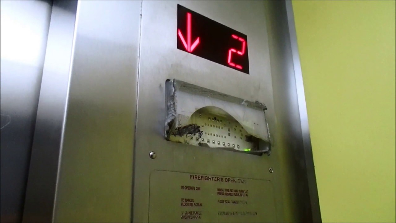 Modernized 1950s Otis Autotronic Elevators at the LA Medical Building in Los Angeles, CA