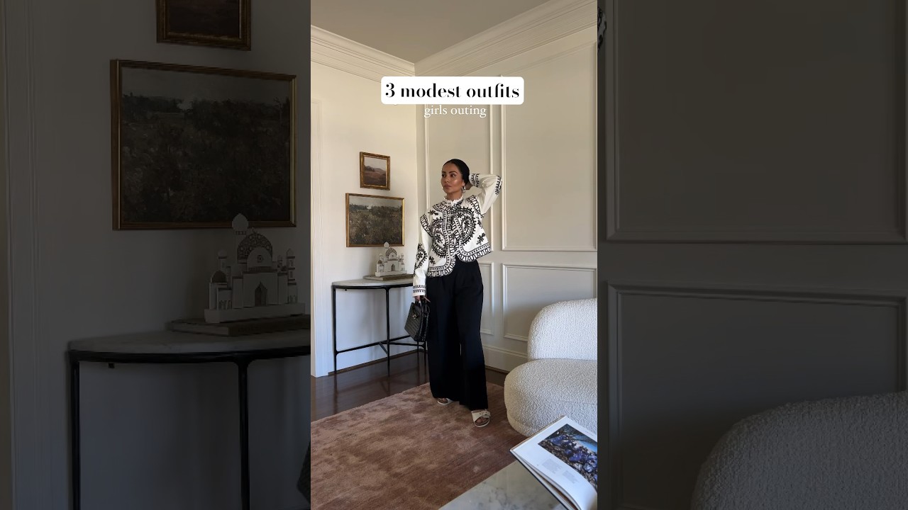 modest outfit ideas for spring! which one is your style? #modestfashion #hijab #grwm #haul