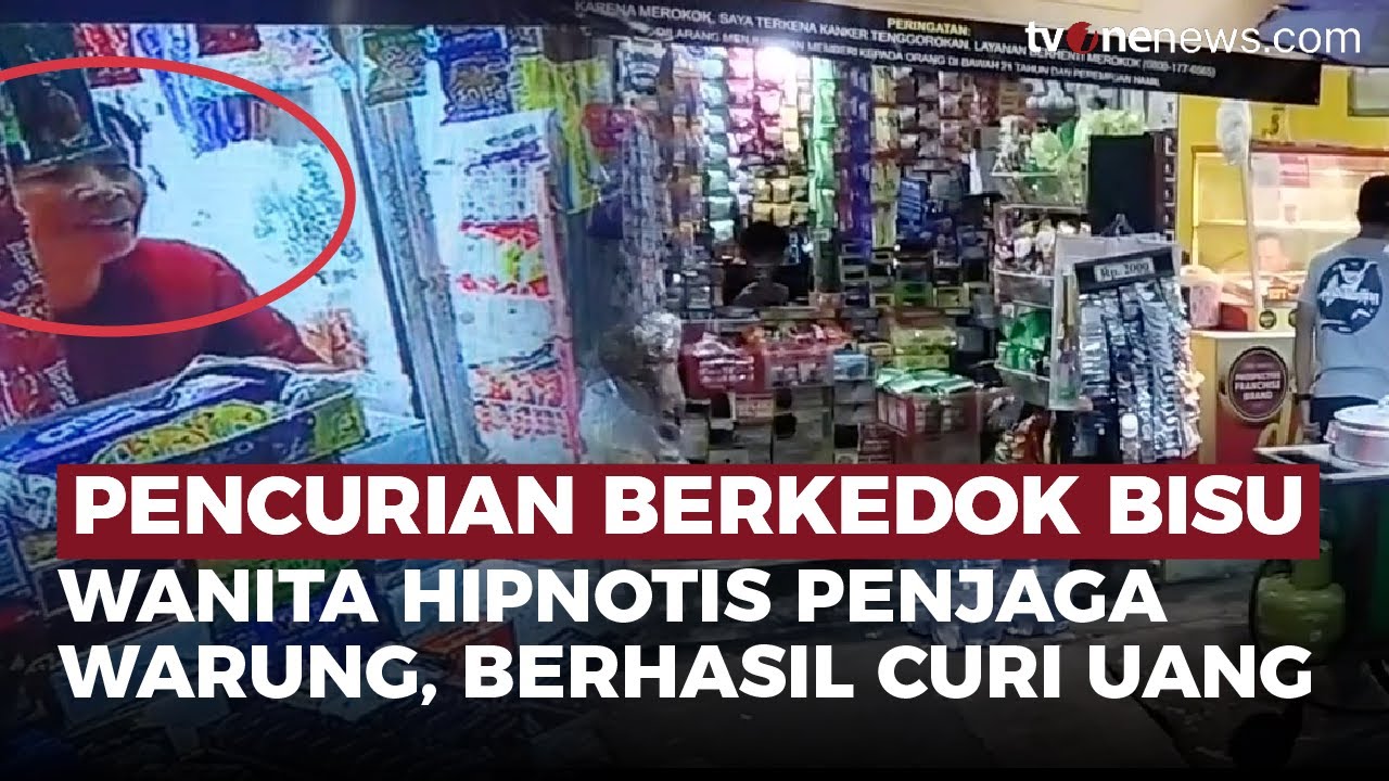 Modus Bisu! Wanita Hipnotis Penjaga Warung dan Gondol Uang Rp3 Juta | OneNews Update
