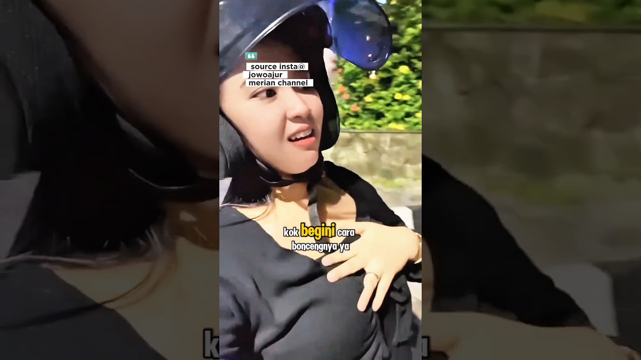 modus laki-laki ketika bonceng cewek cantik‼️ #lucu #fypシ゚ #shorts #viralvideo #cewekcantik