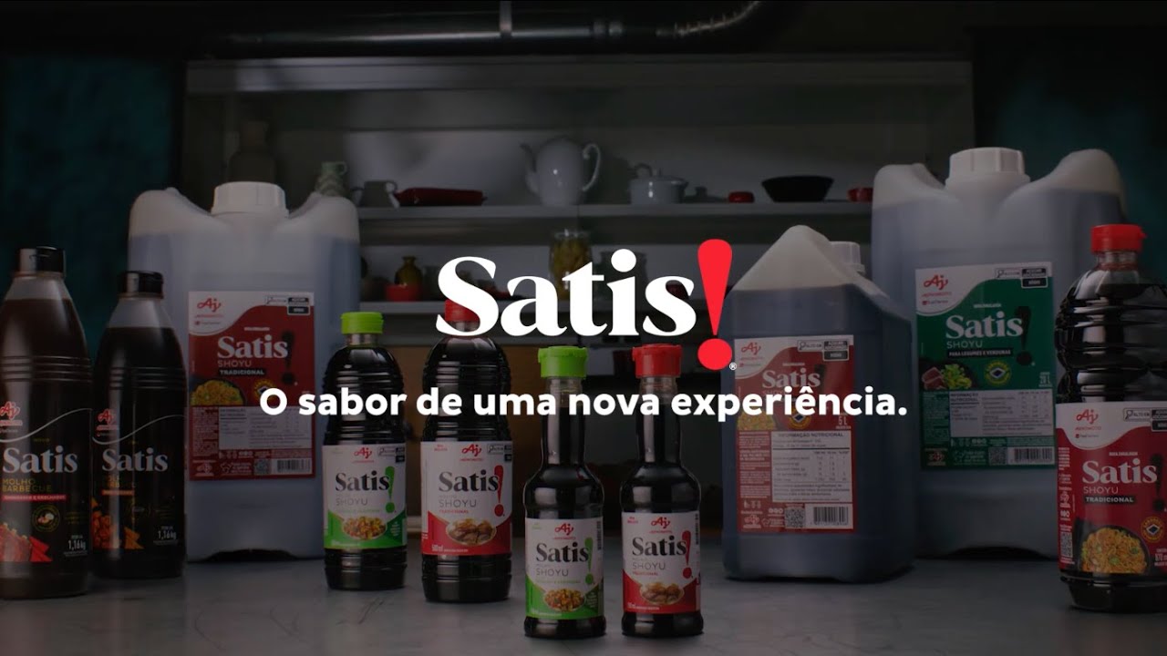 Molho Shoyu SATIS!® | O sabor de uma nova experiência.