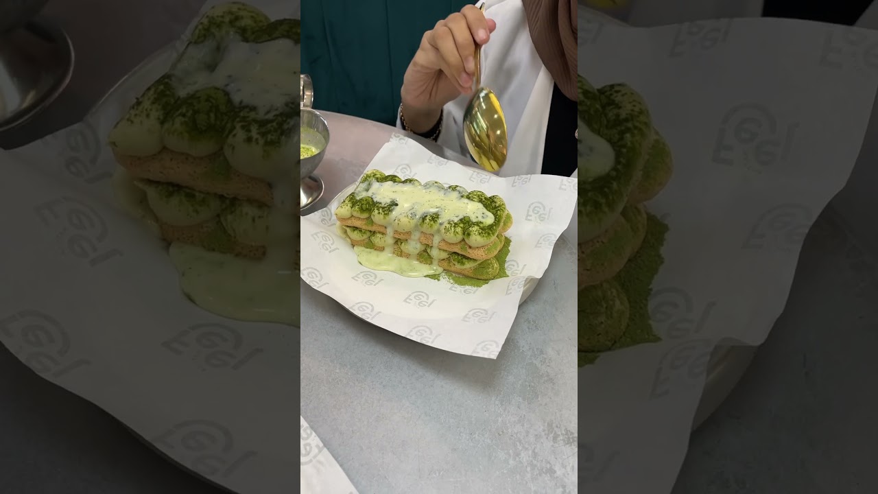 Molten lady finger matcha #japanesefood #moltencake #matcha #jakarta #feelmatcha