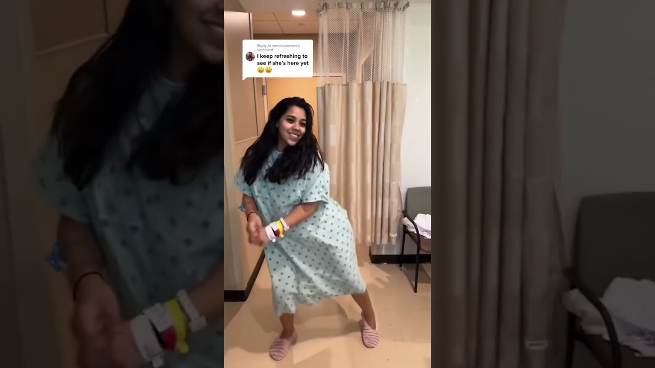 Mom, dad & newborn daughter do viral tiktok trend 😱 #shorts