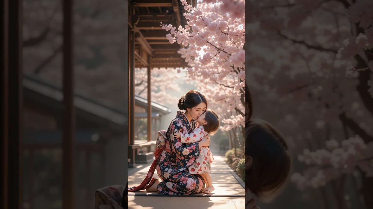 mom Japanese kiss love a world #japanese #beutygirl #love