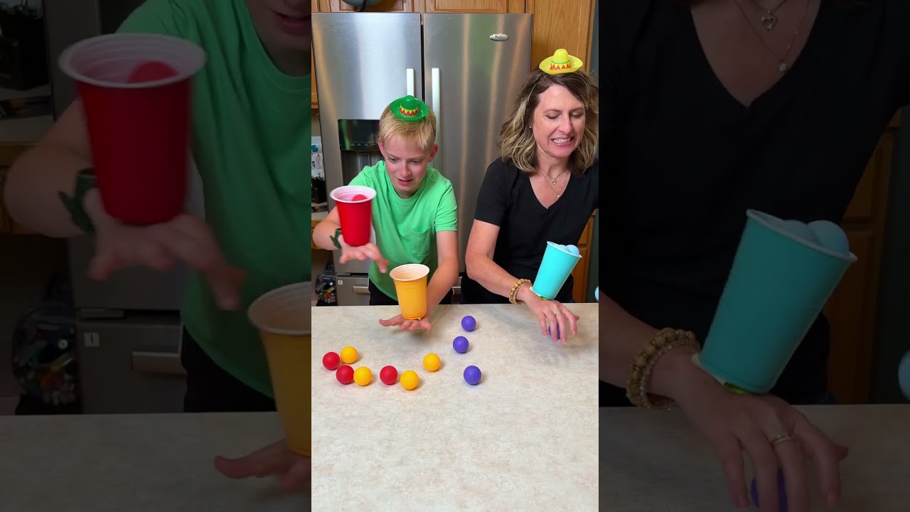Mom Vs Son Pick Up Challenge! #game #family #challenge #mom