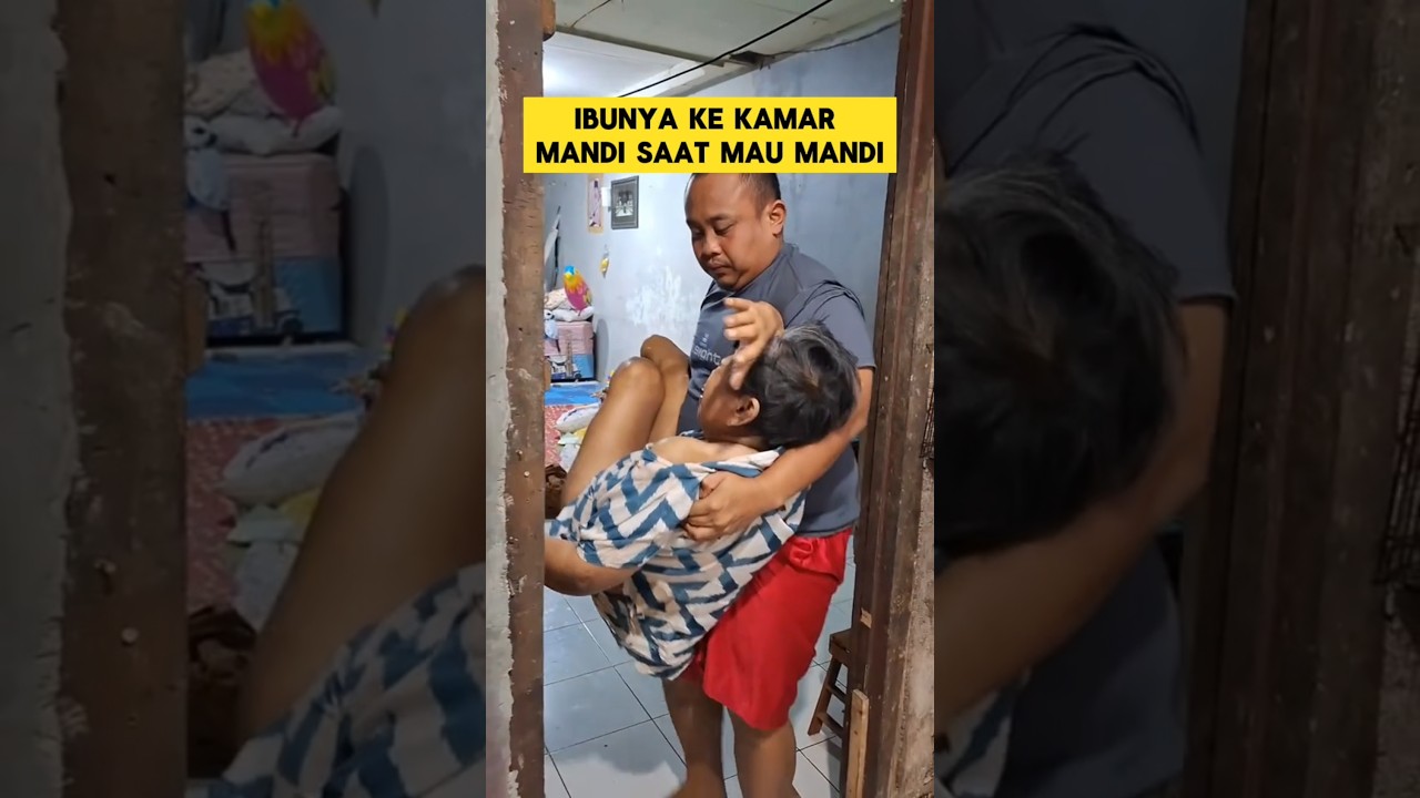 momen haru ketika seorang anak merawat ibunya yang sedang sakit ‼️ #ibu #anak #sakit #momenharu