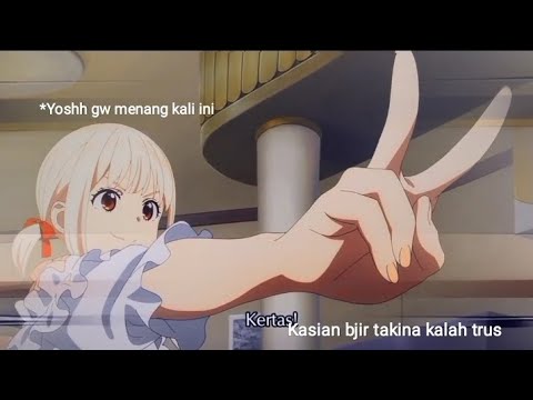 momen ketika lu maen batu gunting kertas ama temen tapi lu kalah🗿