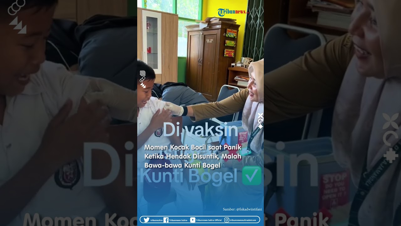 Momen Kocak Bocil saat Panik Ketika Hendak Disuntik, Malah Bawa-bawa Kunti Bogel