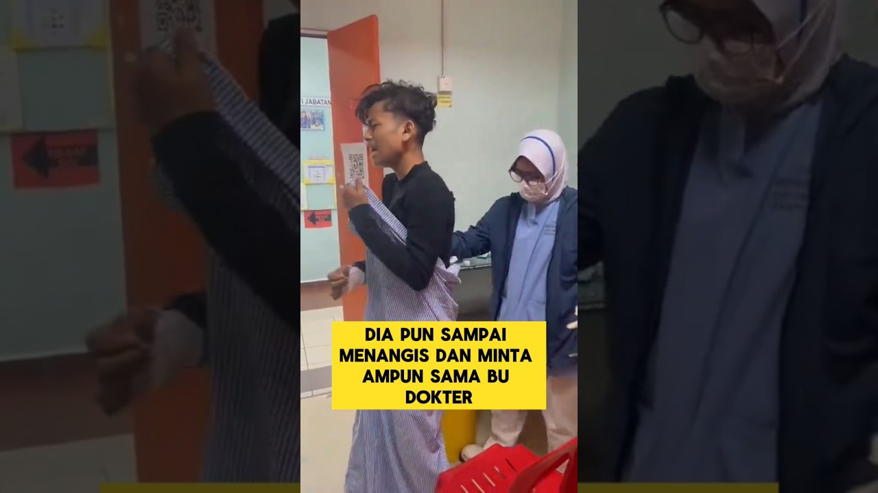momen lucu ketika teman ku disuntik buk dokter bikin ngakak ‼️‼️ #ngakak #lucu #suntik #dokter
