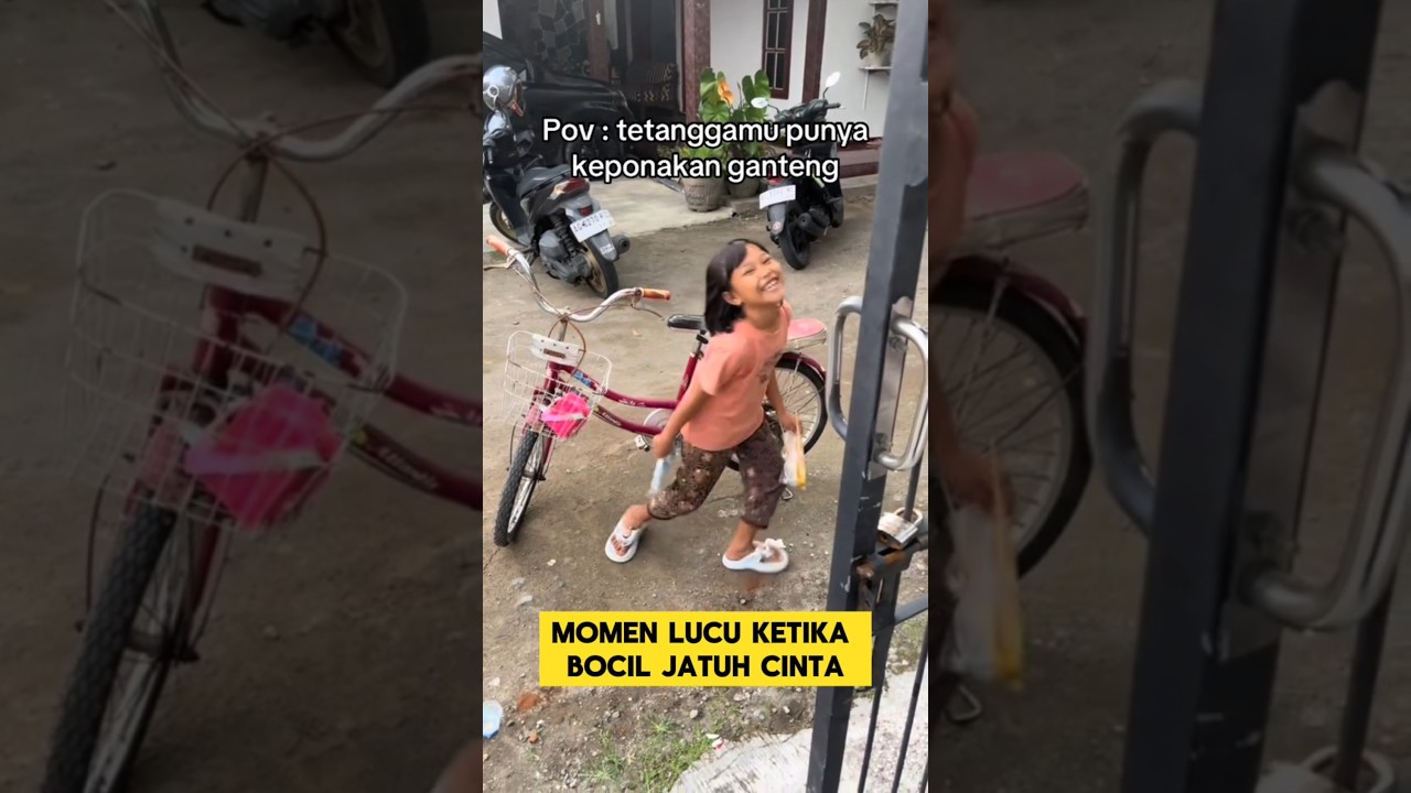 momen lucu ketika tetangga punya keponakan ganteng ‼️‼️ #ngakak #lucu #jatuhcinta #pacar