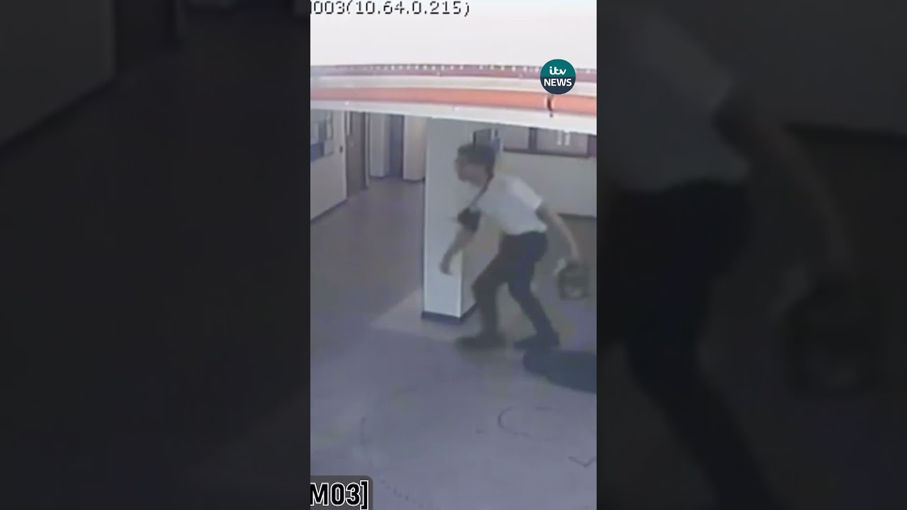 Moment triple killer buys murder weapon plays out in CCTV footage | ITV News