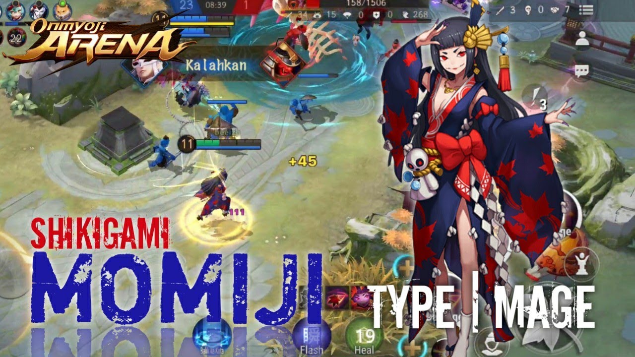 Momiji shikigami mage - Onmyoji Arena