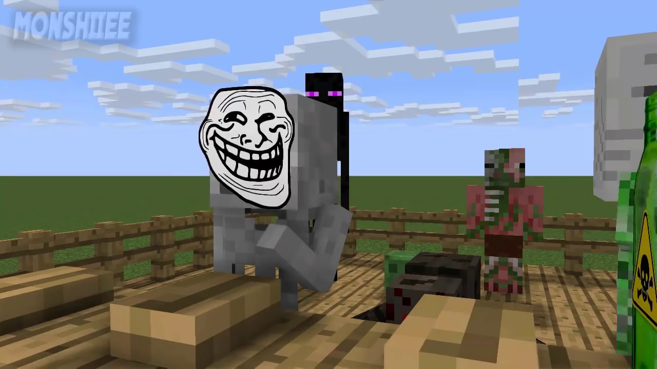 MOMO HORROR GAME CHALLENGE - MONSTER SCHOOL - MINECRAFT ANIMATION
