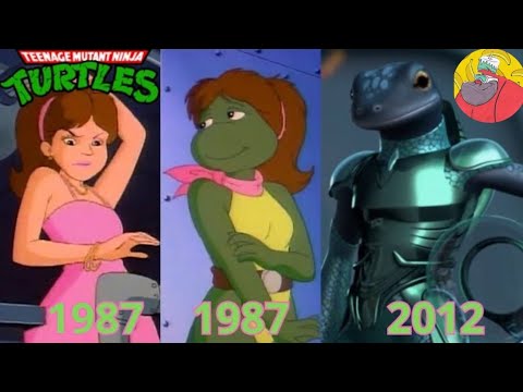 MONA LISA (TMNT) CARTOON EVOLUTION (1987-2024)