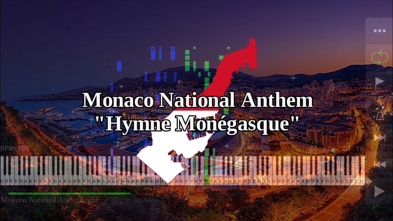Monaco National Anthem | Hymne Monégasque - Piano