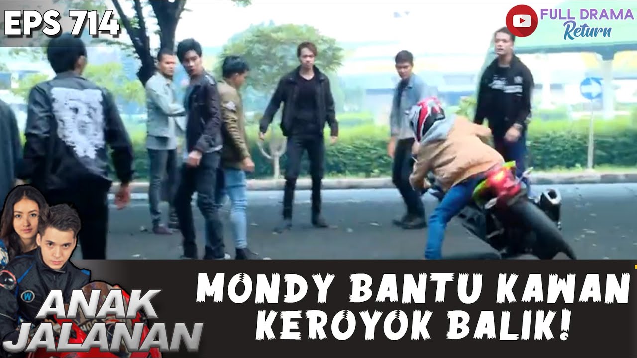 MONDY GABISA BIARIN KAWAN LAMANYA DIKEROYOK ANAK SERIGALA - ANAK JALANAN