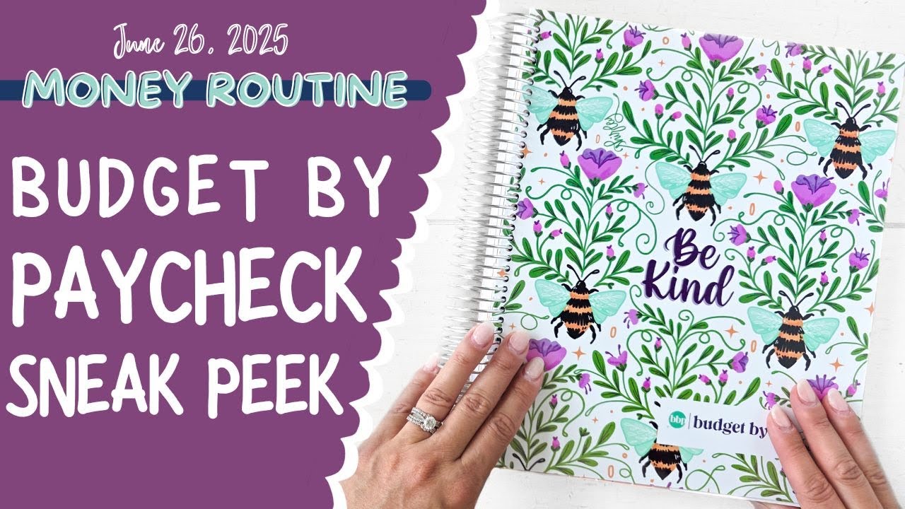 Money Routine | Budget By Paycheck Workbook Sneak Peek