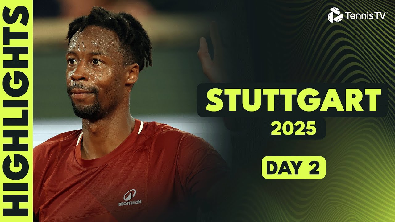 Monfils Faces Michelsen; Moutet vs Fognini; Shapovalov & More Play | Stuttgart 2025 Day 2 Highlights