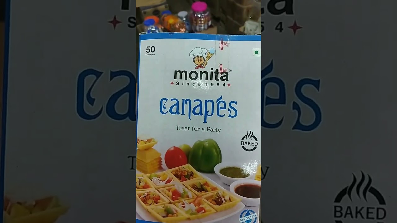 Monita Canapes Treat For a Party#shorts#snacks#paprichaat