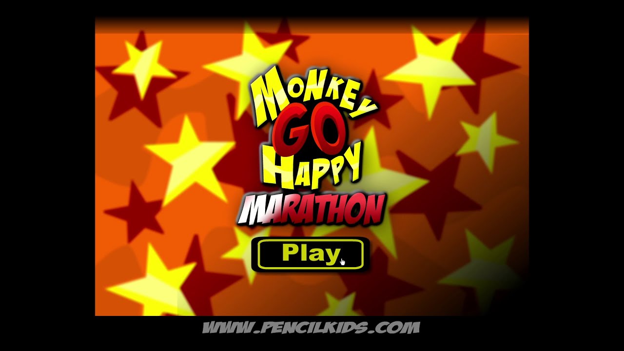 Monkey Go Happy: Marathon - PencilKids Flash Game