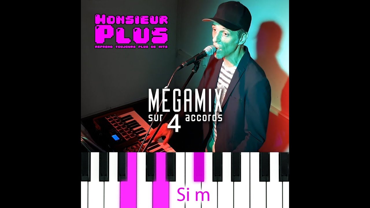 Monsieur PLUS : mashup Daft Punk (Get Lucky), Abba (Gimme Gimme), Madonna (Hung Up), Haddaway, U2...