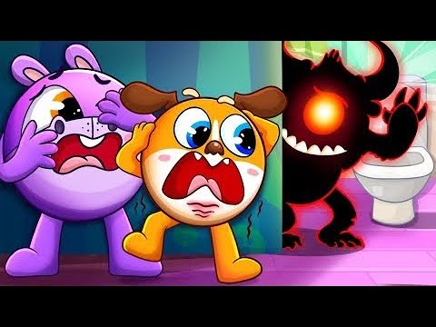 Monster in The Toilet Song 🚽 Baby is Scared of the Dark 😖 + More Top Kid Songs by DooDoo & Friends