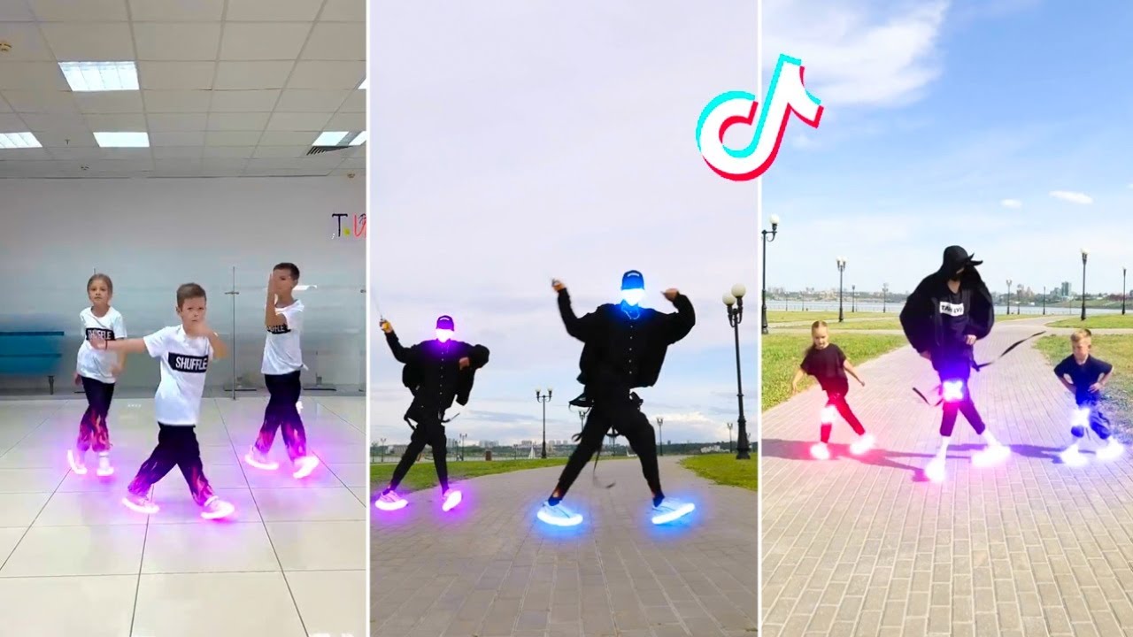 Monster LUM!X, Neon Mode | ( 1 Hours ) New Tuzelity Shuffle Dance TikTok Compilation 2024