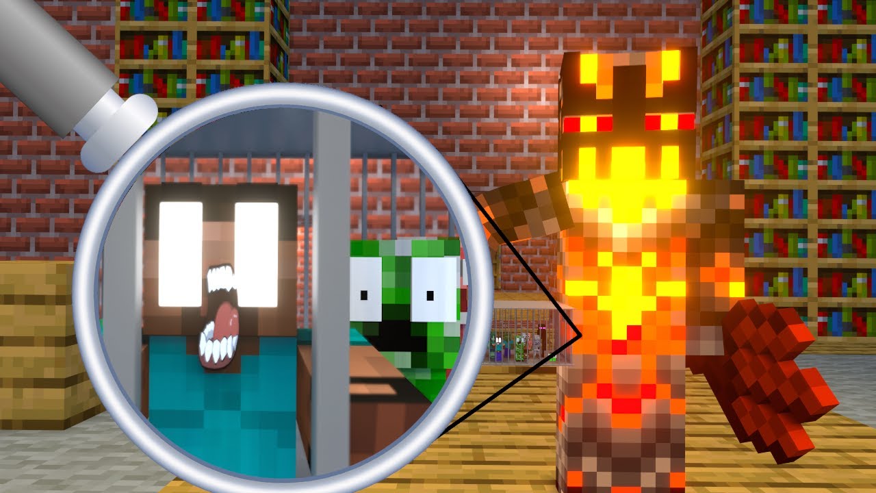 Monster School - Tiny Monsters Prison Escape - Hamarr Minecraft Animation