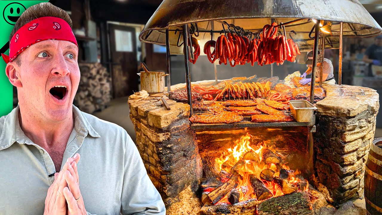 MONSTER Texas Meat Pit!! Best BBQ in Texas!!