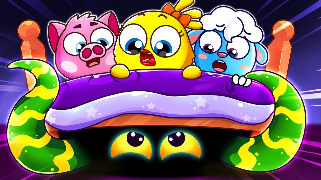 Monster Under The Bed 😱🧟| Mommy I'm Scared | Monster Song | Kids Songs by Lamba Lamby