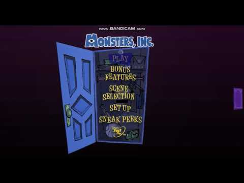 Monsters, Inc  2013 DVD Menu Walkthrough