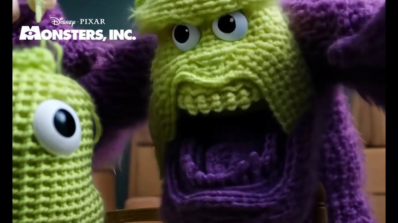 Monsters Inc. - Sulley's Scare Demo & Banishment Scene | Reimagined by AI