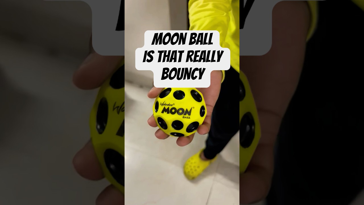Moon ball | How bouncy is it