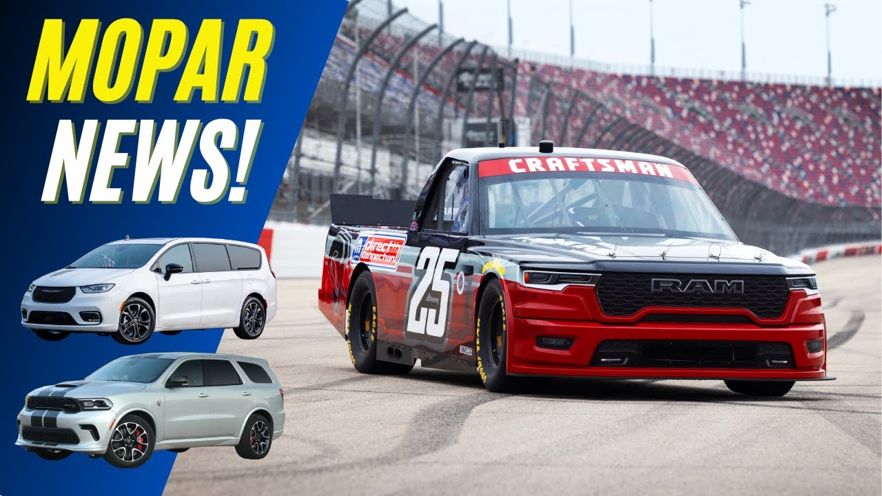 Mopar News June 2025 - Ram Returns to NASCAR, 2026 Hellcat Durango, Chrysler 100th Edition, & MORE!
