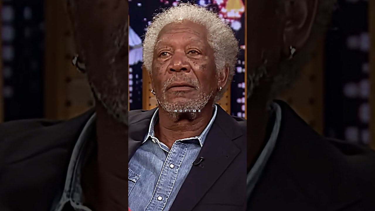 Morgan Freeman Inhales Helium On TV
